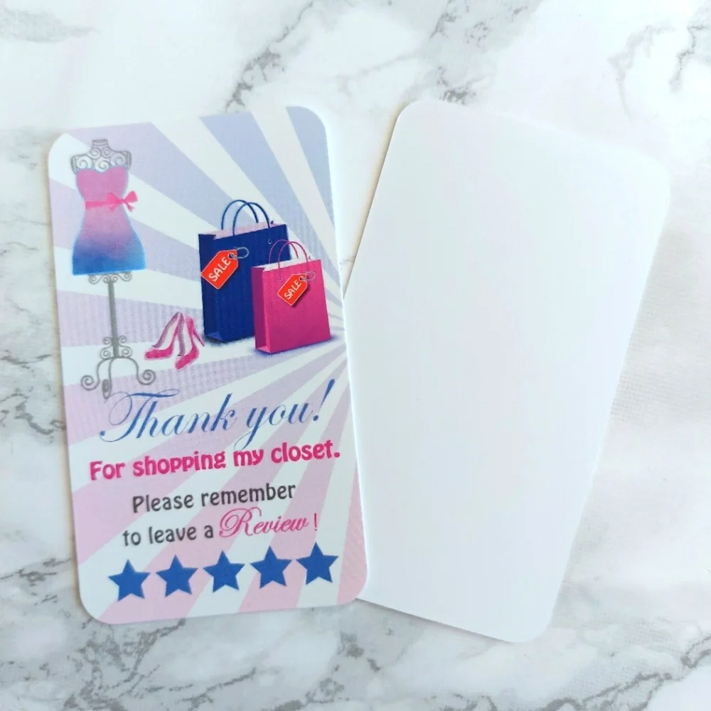 ♥️ 5x25 / 50 Thank You Cards